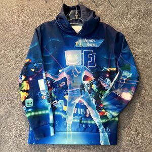 Fortnite Marshmello Hoodie Size M Medium Victory Royale Gaming Sweatshirt Youth